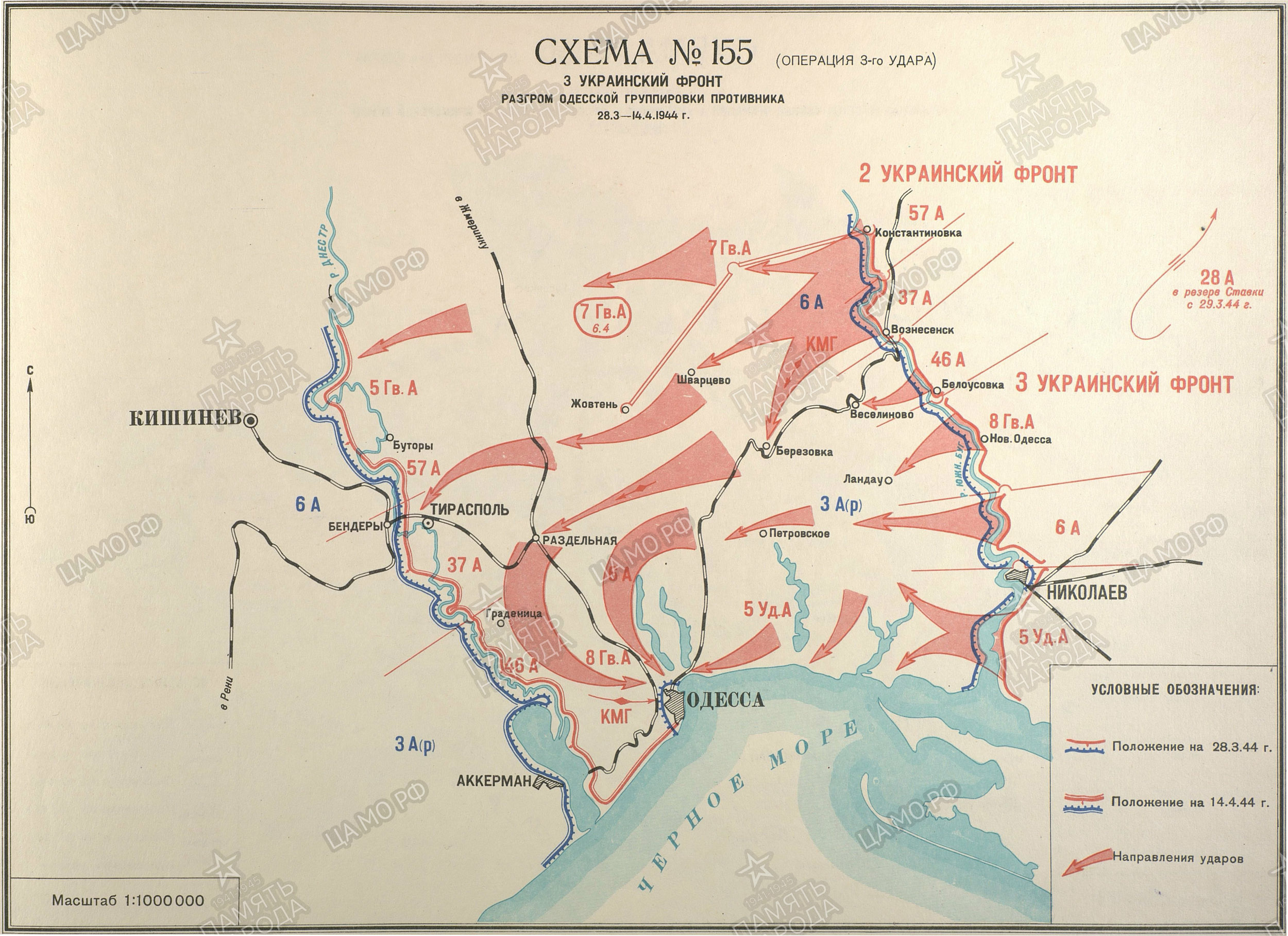 Первый сталинский удар карта